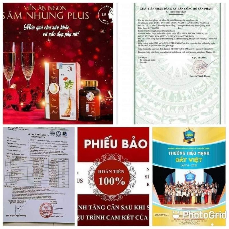 TĂNG CÂN SÂM NHUNG PLUS