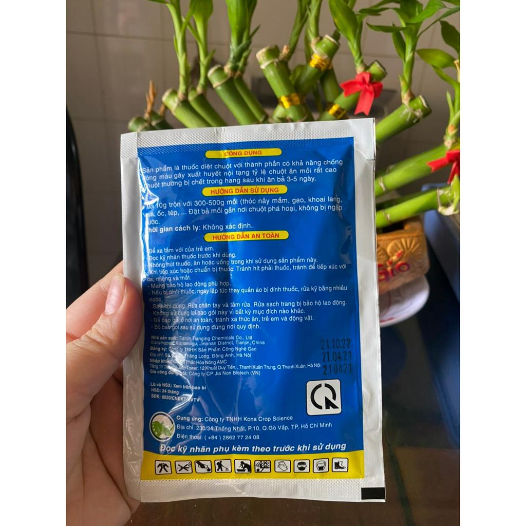 Thuốc Diệt Chuột HICATE 0.25WP - Hiệu Mèo Mun - Diệt Chuột Cả Bầy - Khối Lượng Tịnh 20g