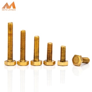 M3 M4 M5 M6 Đồng Vít Lục Giác Máy Vít Đồng Đầu Lục Giác Bu Lông Số Liệu Chiều Dài 6mm-60mm
