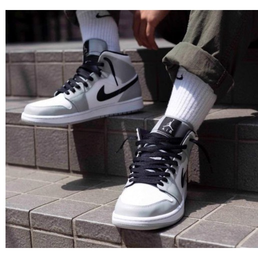 Giày Jordan Xám Cổ Cao, Giày Jordan Nam Nữ Gray Xám Cao Cổ | BigBuy360 - bigbuy360.vn