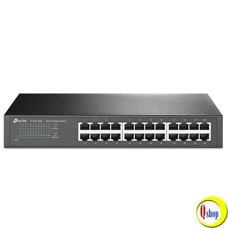 Bộ chia mạng 24 cổng Gigabit TP-Link TL-SG1024D vỏ thép - Chính hãng