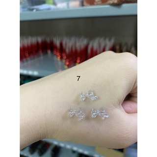 Charm trang trí móng nơ gấu siêu xinh