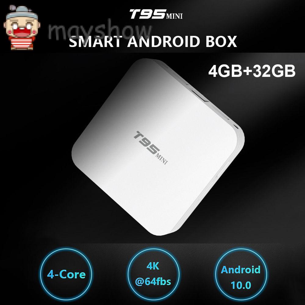 Bộ Hộp TV Thông Minh T95 4K H.265 2.4G Kết Nối Wifi Hệ Điều Hành Android 10.0 Nhỏ Gọn Và Phụ Kiện