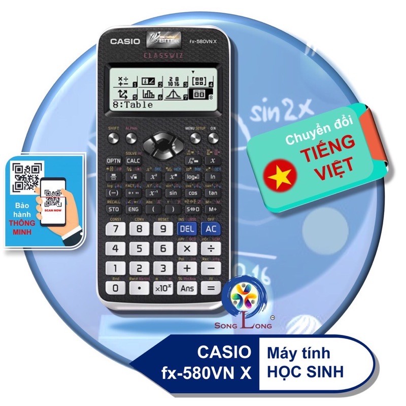 Máy tính fax 580 vn plus hàng chính hãng