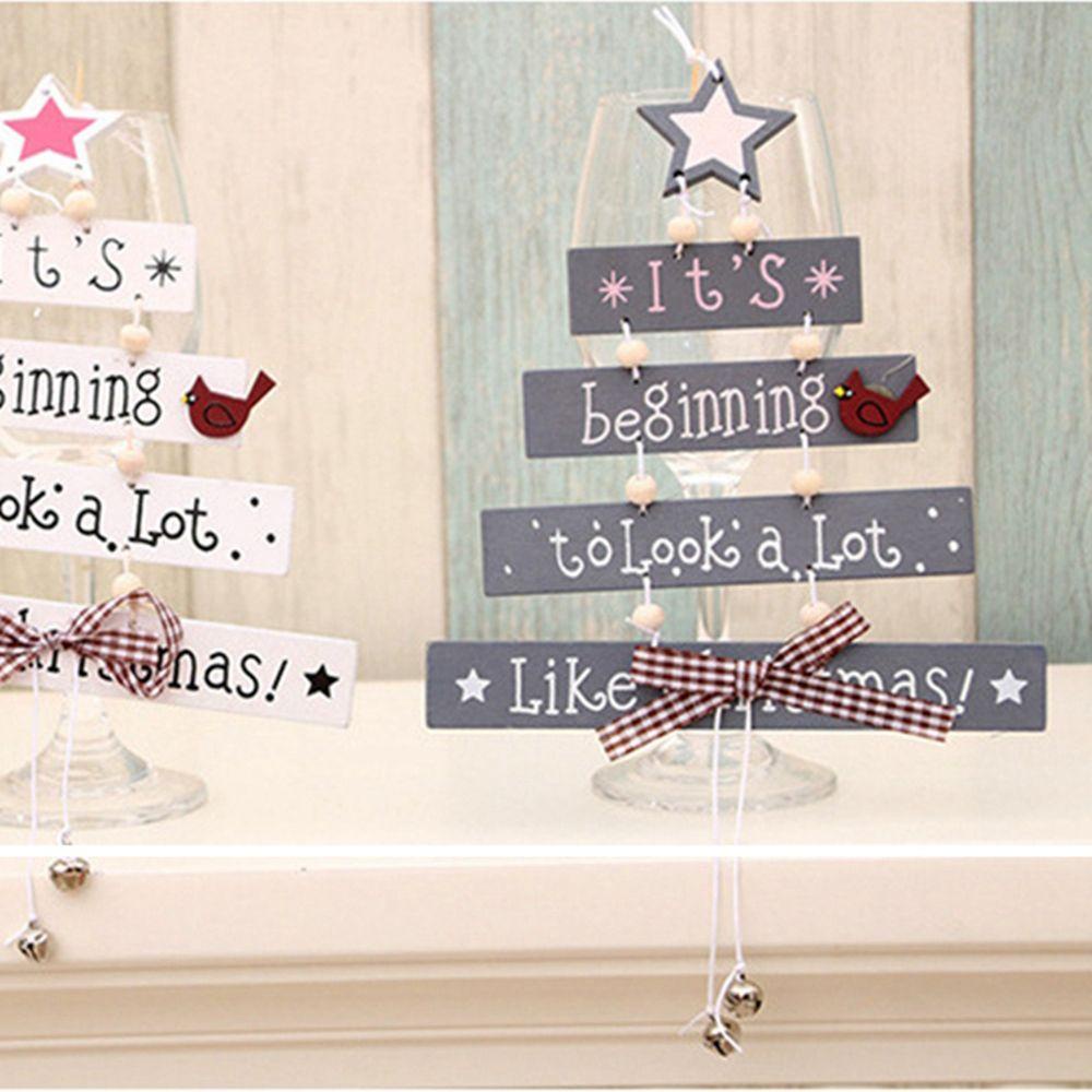 1 Nơ Gỗ Tự Nhiên Trang Trí Cây Thông Noel DIY