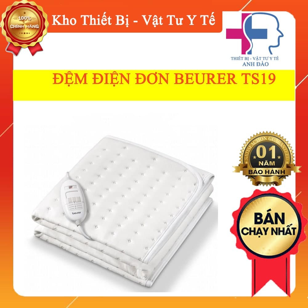 Đệm Điện Đơn BEURER TS19 - Sản Phẩm Tiện Lợi Sưởi Ấm Cho Mùa Đông