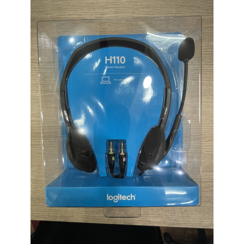 Tai Nghe chụp tai LOGITECH H110 (2 Giắc)-Âm thanh nổi