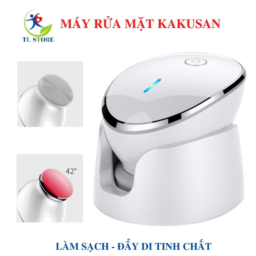 Máy rửa mặt đa năng cao cấp Kakusan - Hai chế độ làm sạch và đẩy di tinh chất