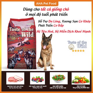 Thức Ăn Cho Chó Becgie Taste Of The Wild Bao 2kg Southwest Canyon Thịt Heo Rừng, Trái Cây Rau Củ Quả