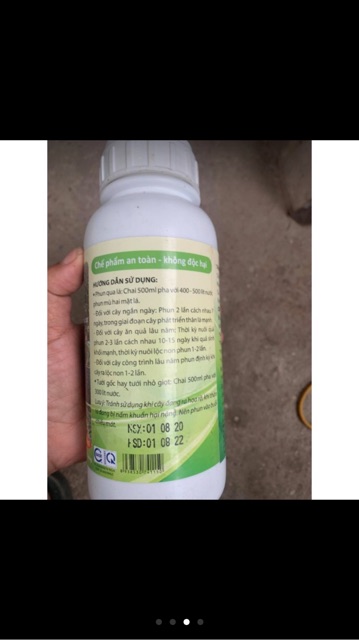 Phân bón hữu cơ cao cấp siêu dinh dưỡng của HLC- chai 500ml
