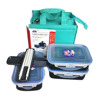 Bộ hộp cơm locknlock kèm túi xách và hộp đũa