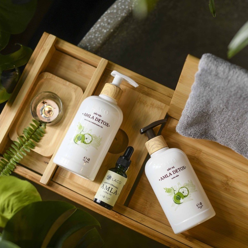 🔥 RẺ VÔ ĐỊCH 🔥 Dầu gội đầu chống rụng tóc amla detox - laco