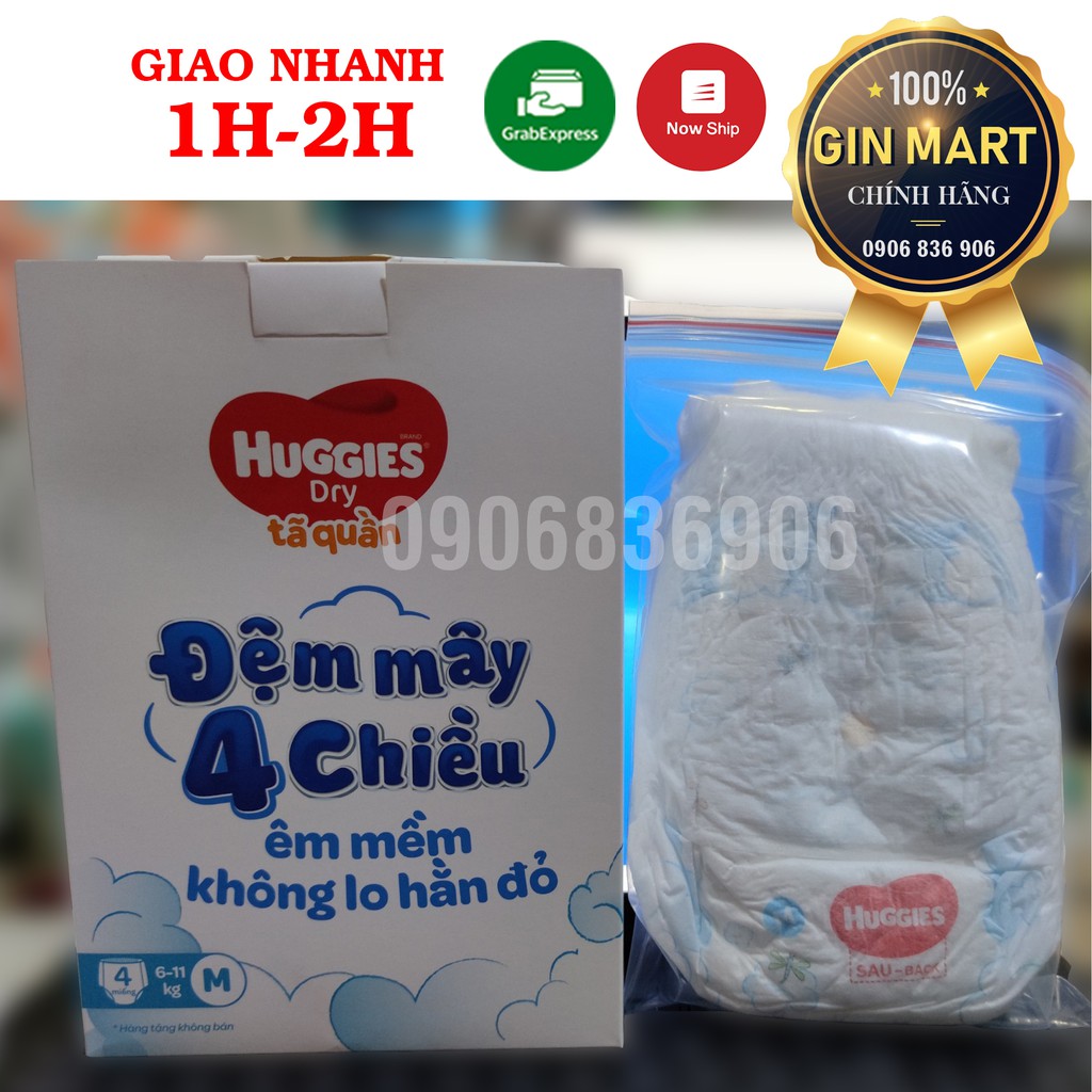 Combo 100 miếng tã quần Huggies/ Bobby size M100/L100/XL100/XXL100 - hàng tặng mẫu mới