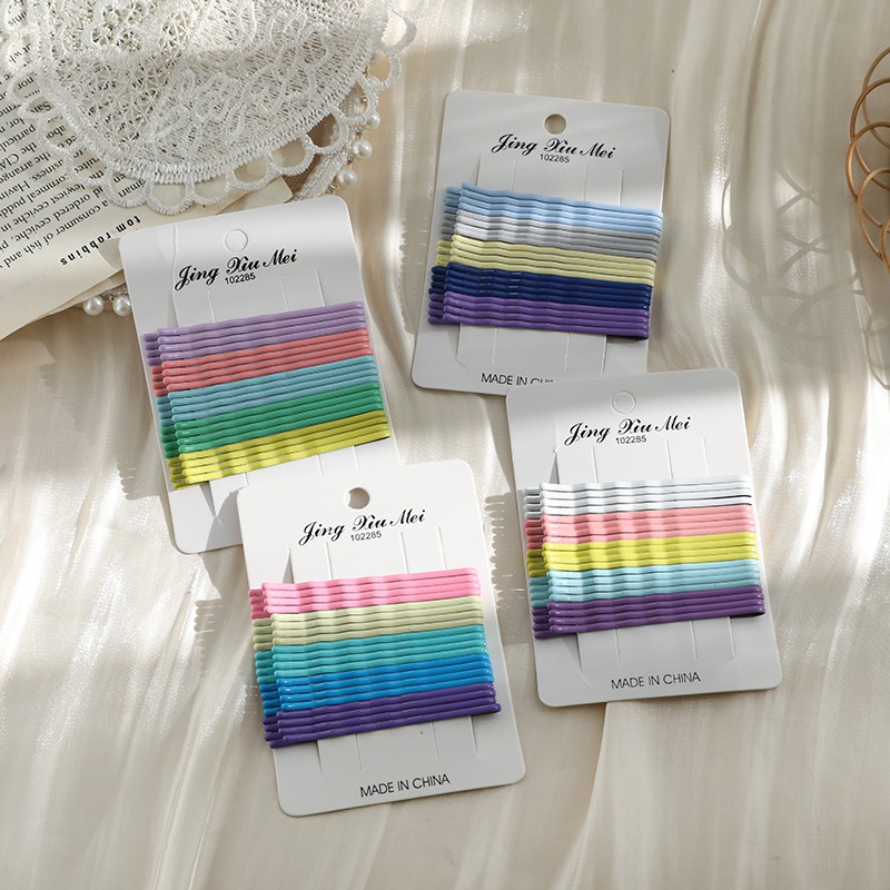 Set 20 Kẹp Tóc Nữ Thời Trang Phong Cách Hàn Quốc. Kẹp Tóc Màu Kẹo Phụ Kiện Tóc Cho Nữ