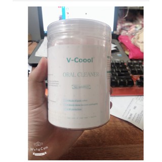 Hộp 30 chiếc gạc rơ lưỡi v-cool vệ sinh răng miệng cho bé