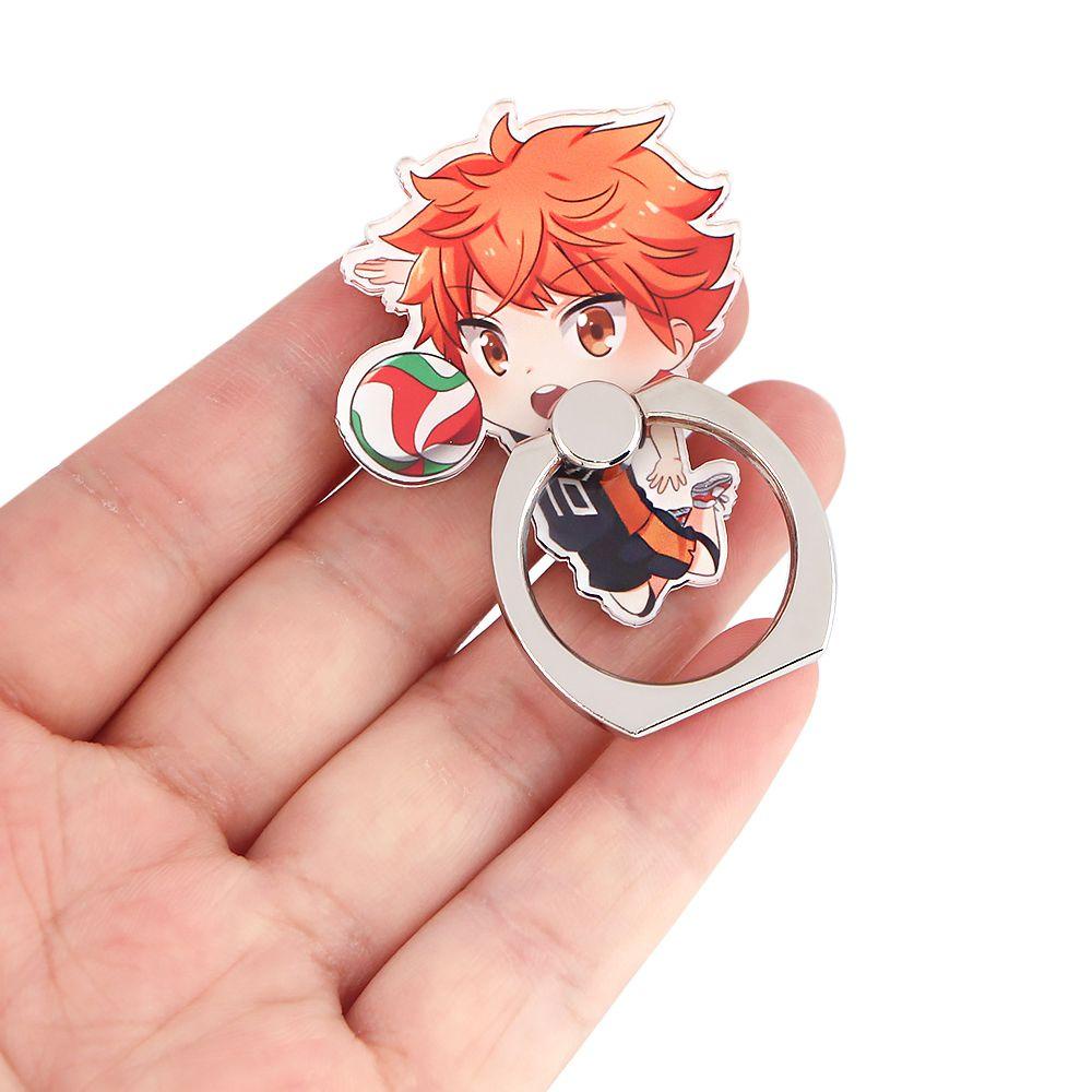 Giá Đỡ Điện Thoại Dạng Nhẫn Xoay Bằng Kim Loại Chống Rơi Họa Tiết Anime Inuyasha Volleyball Để Bàn Cho Điện Thoại