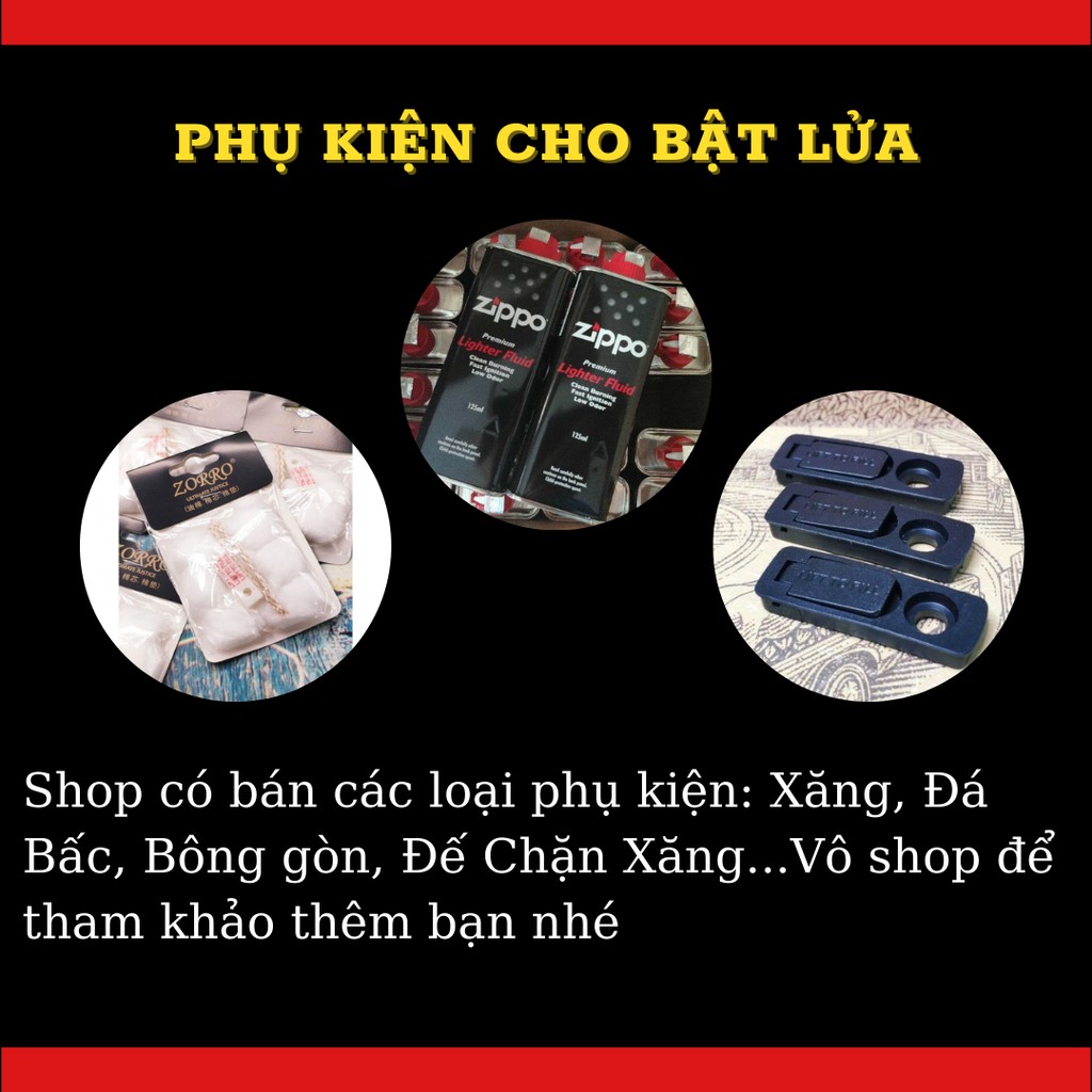 Phụ kiện Hộp-Quẹt Bật-Lửa dầu châm - tiết kiệm size nhỏ 20ml