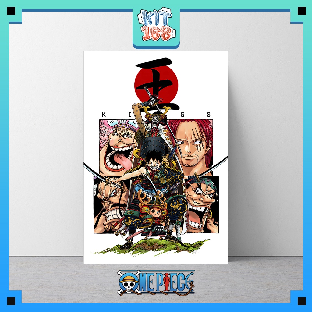 Poster Hình Luffy, Brook &amp; Chopper - One Piece (POSPIC-0125)