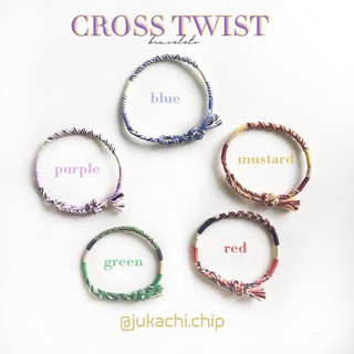 Vòng tay handmade Cross Twist