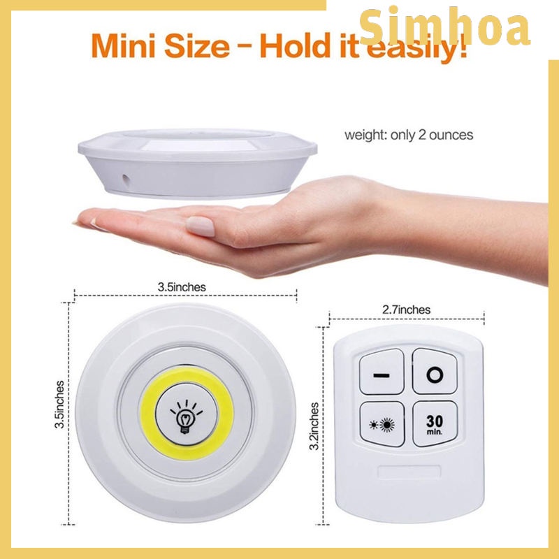 Đèn gắn tủ điều khiển từ xa tiện dụng