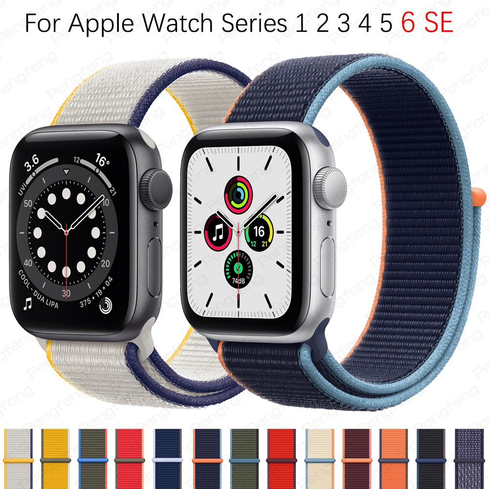 Dây đeo đồng hồ cho for Apple Watch Series 7/6/SE/5/4/3/2/1 (38Mm/40Mm/42Mm/44Mm 41mm 45mm)