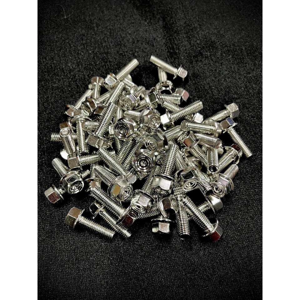 (ỐC SALAYA MẪU MỚI) Bộ sưu tập ốc SALAYA thái xoắn đầu bằng ốc 6ly2, 8ly2, ốc kiểu xe máy giá sỉ