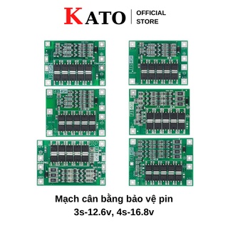 Mạch cân bằng bảo vệ sạc xả pin Lithium 3S/4S 40A 60A 18650 BMS 11.1V 12.6V/14.8V16.8V
