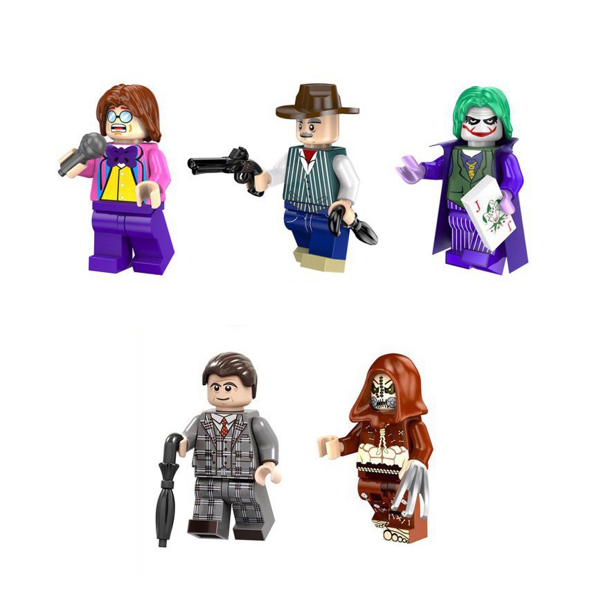 Bộ 5 nhân vật minifigures DC Comics PG8144