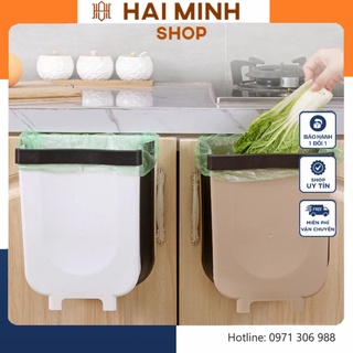 Thùng Rác Thông Minh Treo Cửa Tủ/ Xe Ô Tô, Thùng Rác Gấp Gọn Tiện Lợi