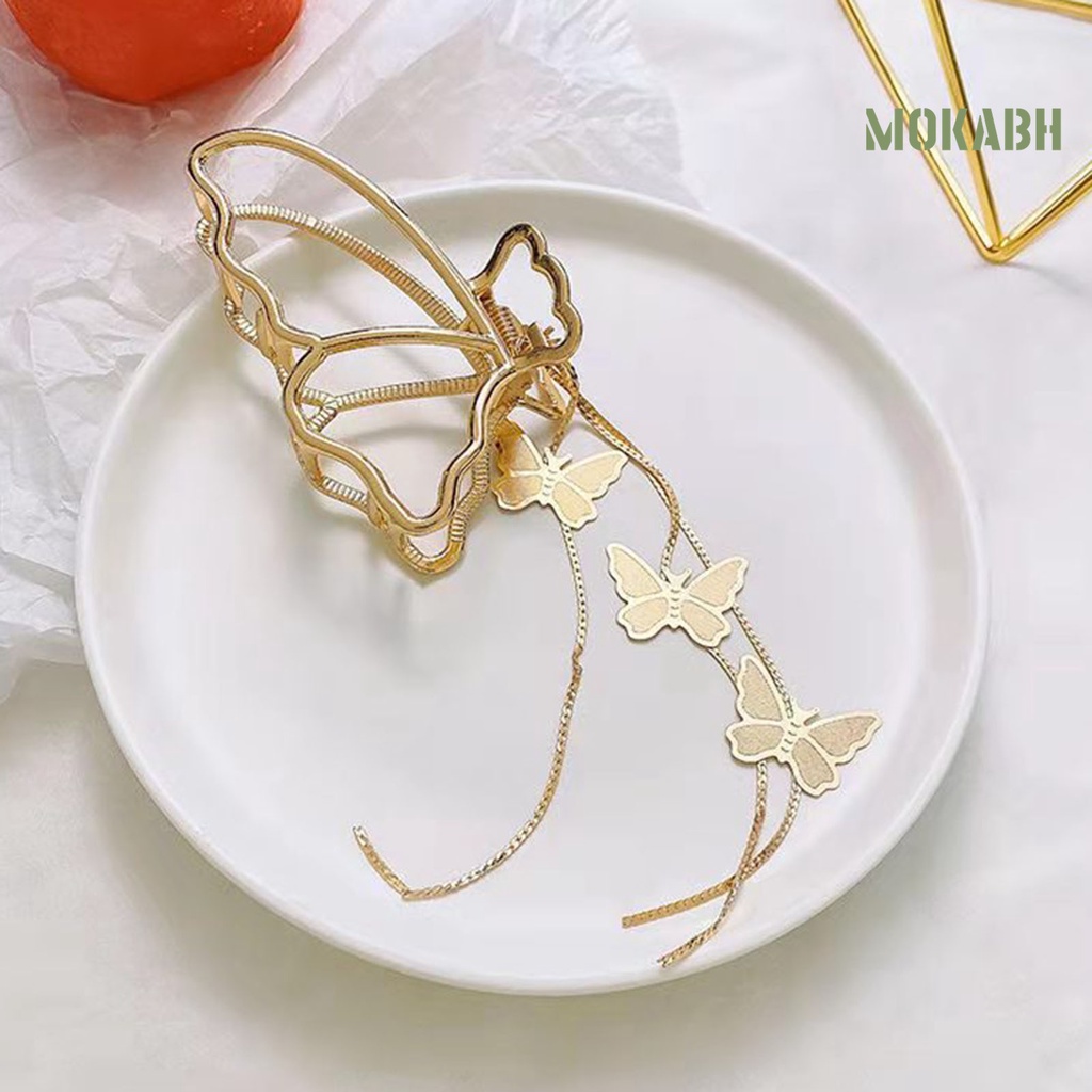 Kẹp Tóc Hình Bướm Đính Ngọc Trai Giả Thời Trang Cho Nữ