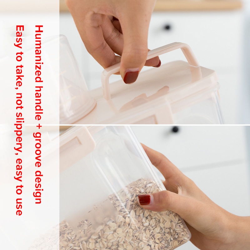 Hộp đựng gạo JOYOUNG JOY153B bằng nhựa bền đa năng sử dụng trong nhà bếp