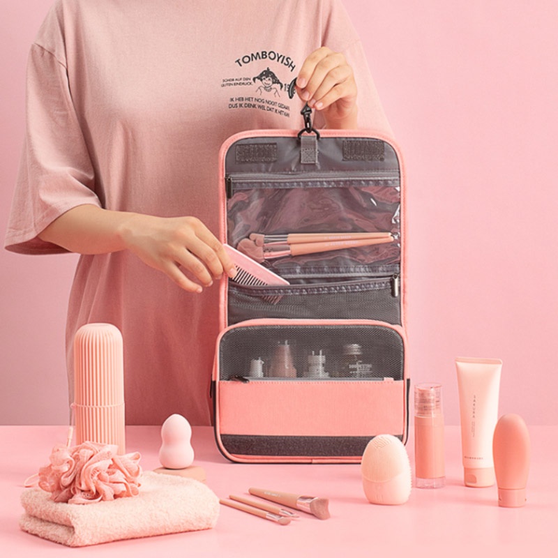 Túi đựng đồ dùng EVERTONER chống thấm nước có móc treo thiết kế tiện dụng