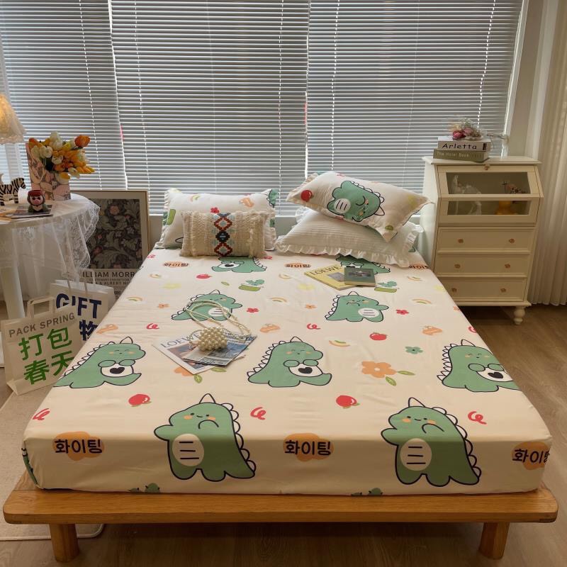 Ga gối 3 món cotton poly phong cách Hàn quốc, bộ ga gối nhiều mẫu đủ size