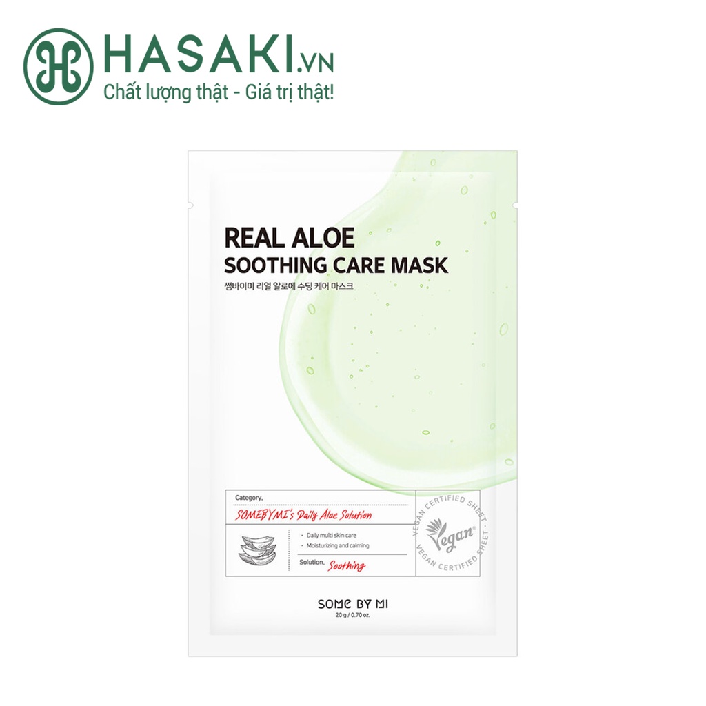 Mặt Nạ Dưỡng Da Some By Mi Lô Hội Dưỡng Ẩm, Làm Dịu Da 20g