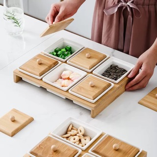 (Order) Khay đựng mứt tết phong cách Nhật