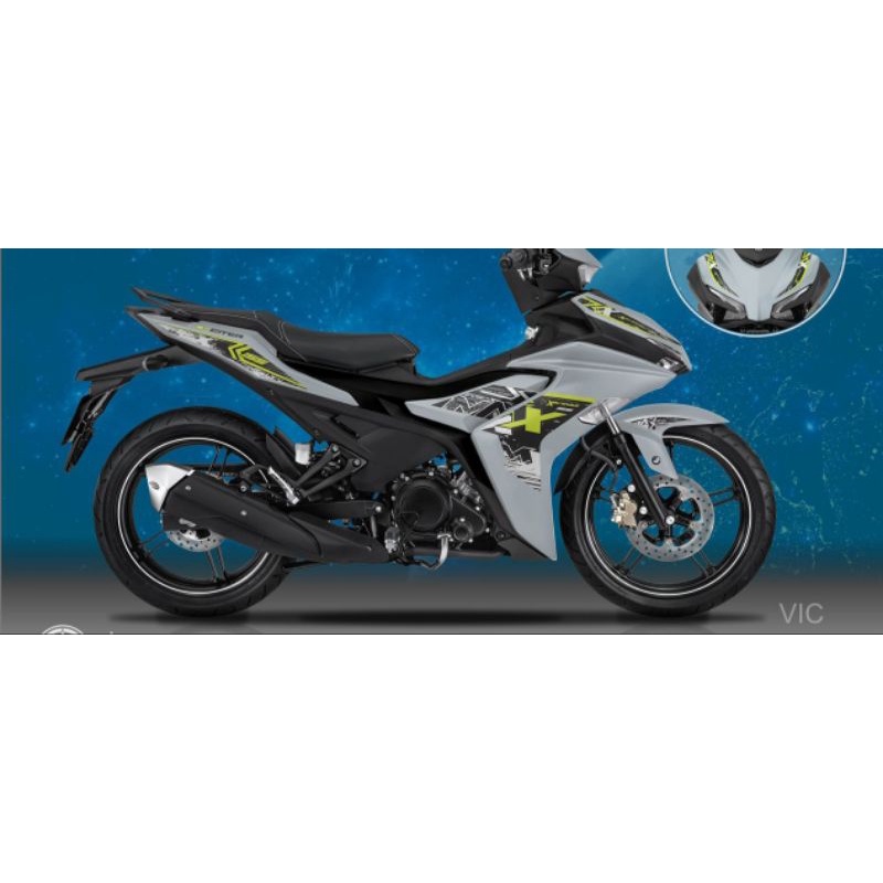Tem rời exciter 155 xám mx