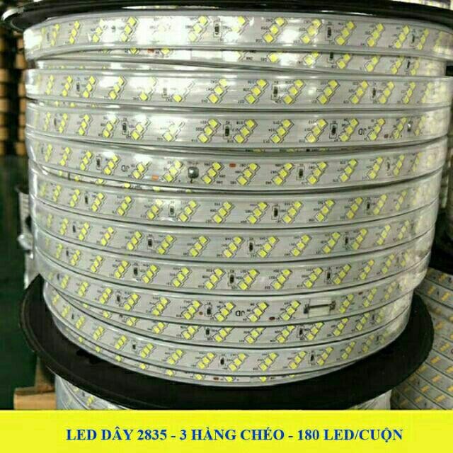 Giao Hỏa Tốc Đèn LED dây quấn cây ngoài trời, hắt trần thạch cao 2835 - Siêu sáng - chống nước (chưa kèm nguồn)