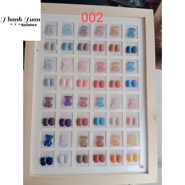 Set sơn gel 24 màu Very Good Nail chính hãng tặng kèm bảng màu gấu cute - Sơn nail cao cấp - Phụ kiện nail