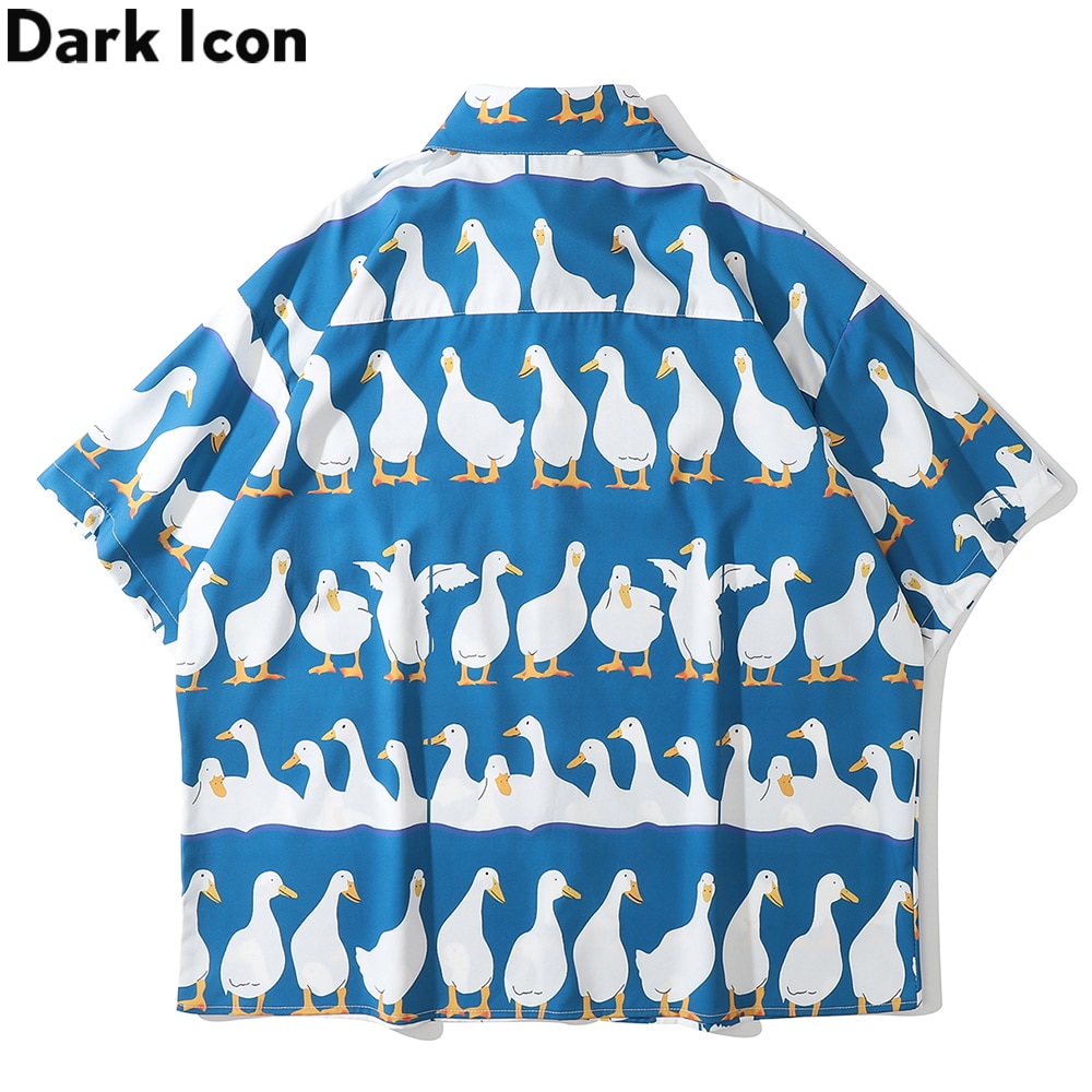 Áo Sơ Mi Nam In Họa Tiết Vui Nhộn Phong Cách Hawaii 2021 (2 Màu) | BigBuy360 - bigbuy360.vn