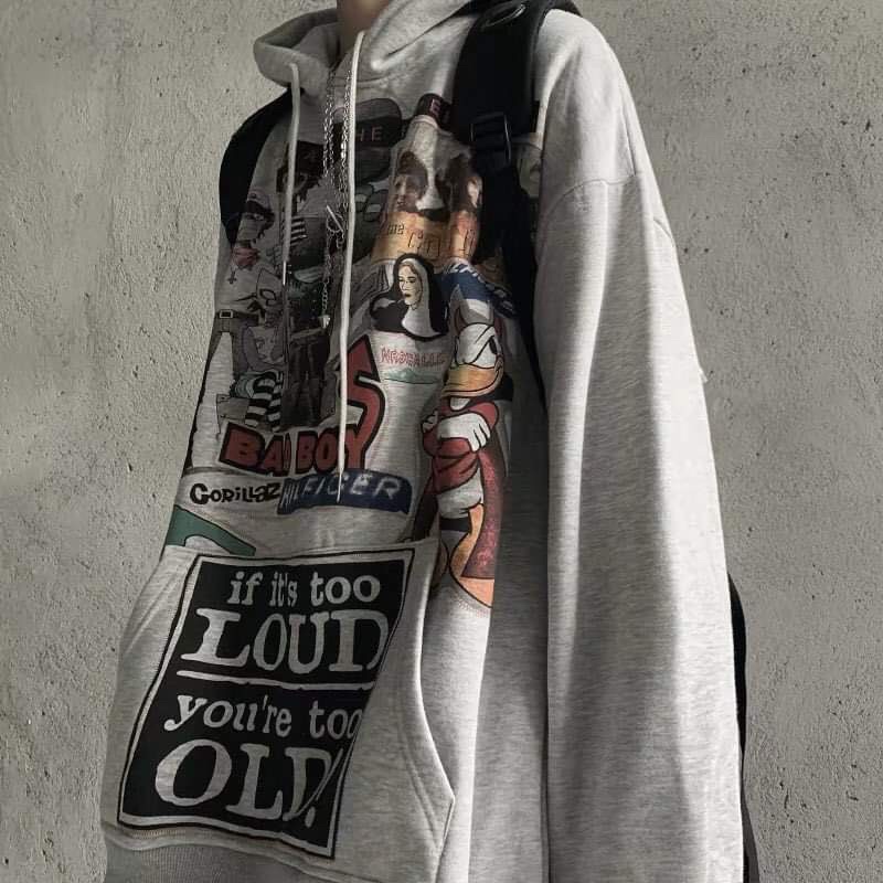 Áo nỉ mũ hoạt hình BOY HS6