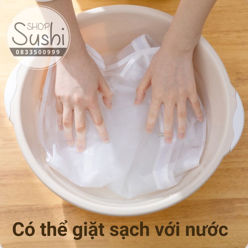 Bọc quần áo chống bụi chống ẩm mốc Có khóa kéo