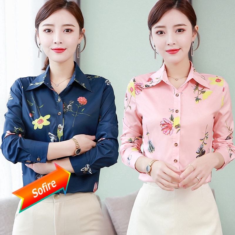 Áo Sơ Mi Tay Dài Plus Size Cho Nữ