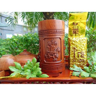 Hộp đựng trà cà phê hình tứ quý gỗ hương