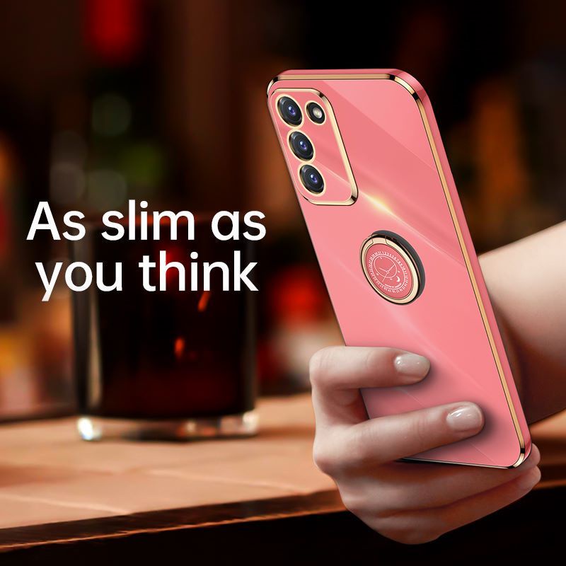 Ốp Điện Thoại Silicone Mềm Mạ Viền Cho Samsung S20 S23 FE Ultra Plus