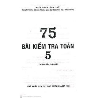 Sách-75 Bài Kiểm Tra Toán 5
