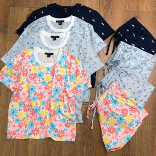 Đồ bộ thun cotton mặc nhà.