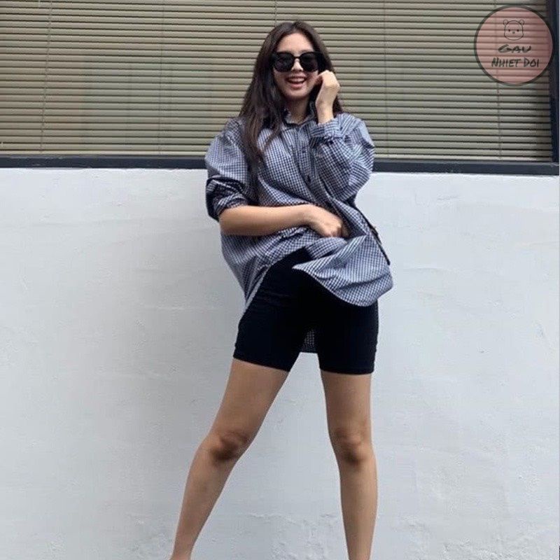[Gấu Nhiệt Đới] Quần Legging Ngắn Kiểu Dáng Thời Trang Đủ Size S/M/L