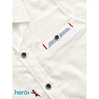 (HÀNG NHẬP KHẨU) ÁO SƠ MI TRẺ EM COTTON TAY NGẮN