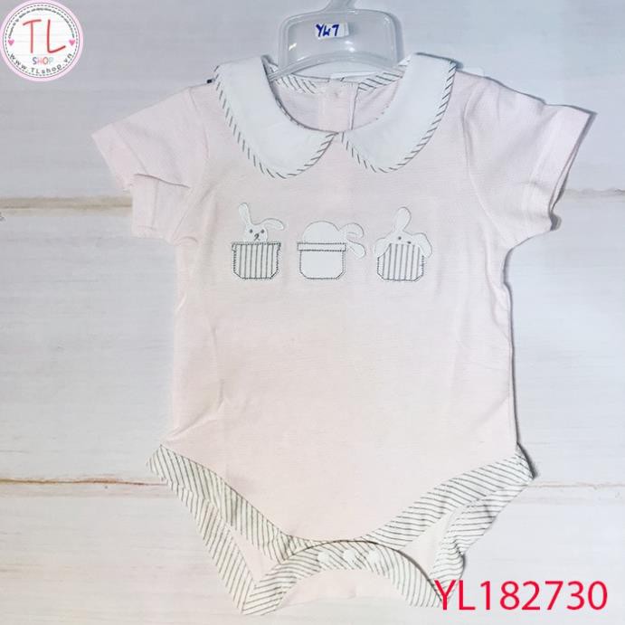 Thời trang trẻ em - Bodysuit thun ngắn cho bé gái hình thỏ con - Quần áo bé gái - Bộ bé gái