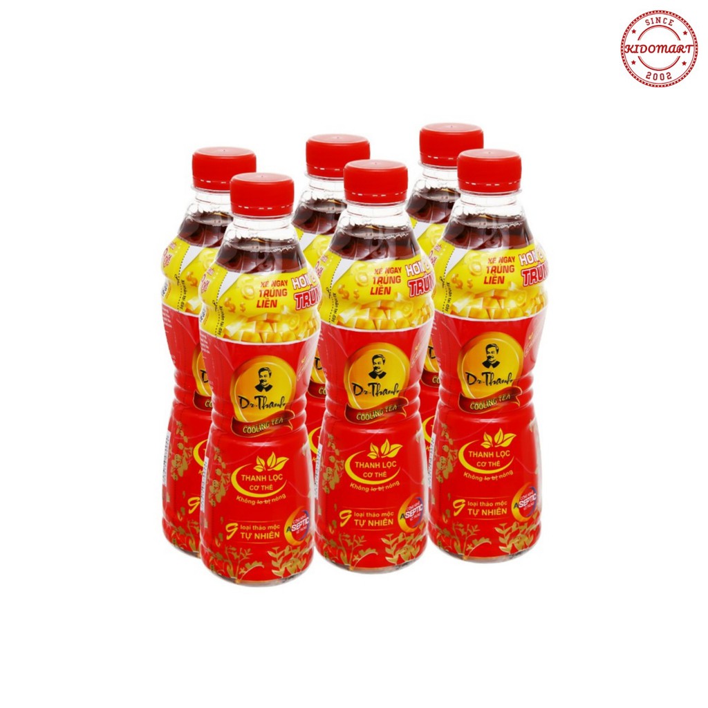 Lốc 6 Chai Trà Thanh Nhiệt Dr.Thanh 330ml